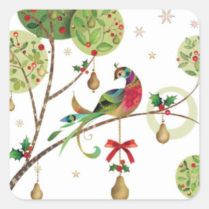 Etiquetas da perdiz do feriado