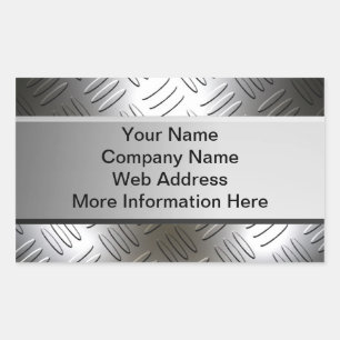 Etiquetas da placa do olhar do metal do diamante