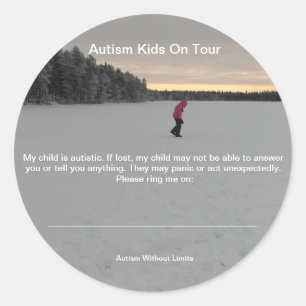 Etiquetas da segurança do autismo