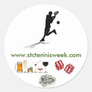Etiquetas da semana do tênis do STC