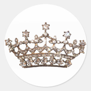 Etiquetas da tiara e das gemas