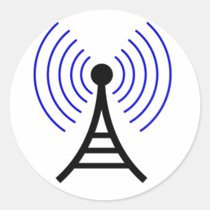 Etiquetas da torre de rádio