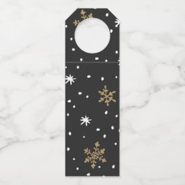 Etiquetas das garrafas de Natal