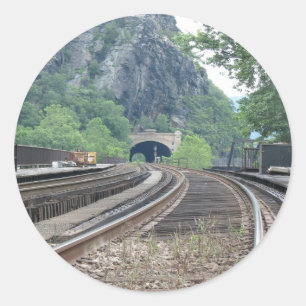 Etiquetas das trilhas de estrada de ferro da balsa