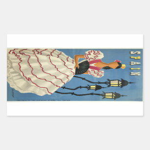 Etiquetas das viagens vintage da ESPANHA