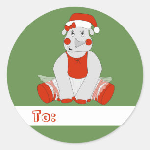 Etiquetas de Adesivo redondo clássico ilustre de 