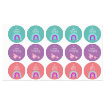 Etiquetas de afirmações positivas