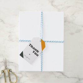 Etiquetas de Agradecimento Modernas Minimalistas d