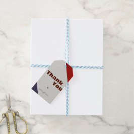 Etiquetas de Agradecimento Modernas Minimalistas d