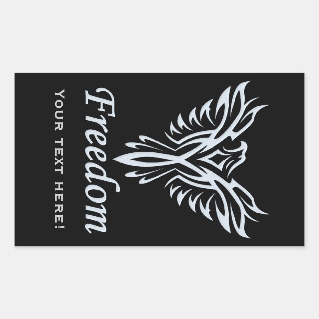 Etiquetas de Águia de Liberdade Personalizada (Frente)