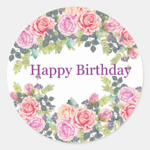 Etiquetas de aniversário