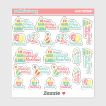 Etiquetas de Aniversário Personalizadas | Autocola