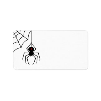 Etiquetas de aranha assustadoras