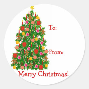Etiquetas de Árvore de Natal