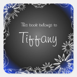 Etiquetas de autocolante de livros personalizados 