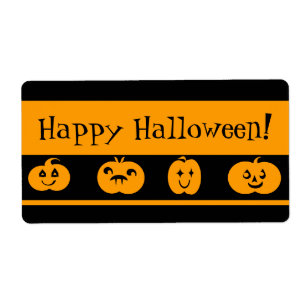 Etiquetas de Bag de Tratamento de Halloween Person