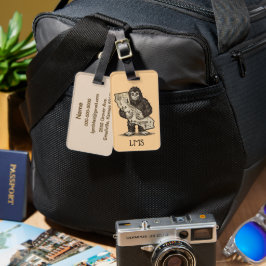 Etiquetas de Bagagem Bigfoot Love - Personalizadas
