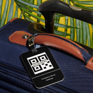 Etiquetas de Bagagem com Código de Barras, Logotip