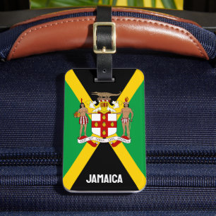 Etiquetas de bagagem da Jamaica Patriótica, Bandei