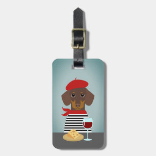 Etiquetas de Bagagem Dachshund