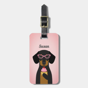 Etiquetas de Bagagem Dachshund