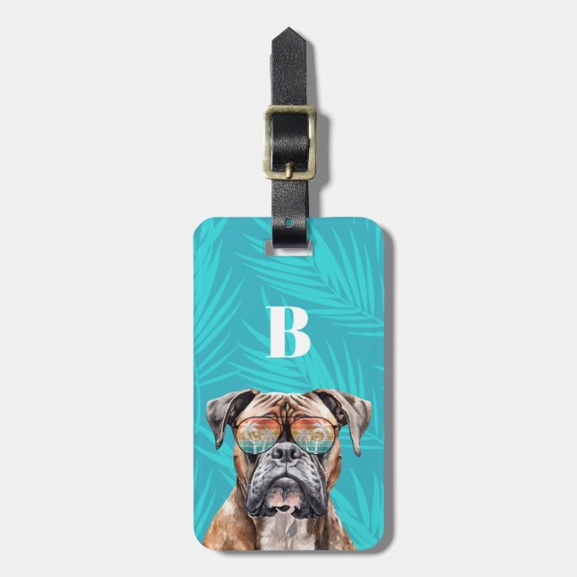 Etiquetas de Bagagem de Cachorro (Frente Vertical)