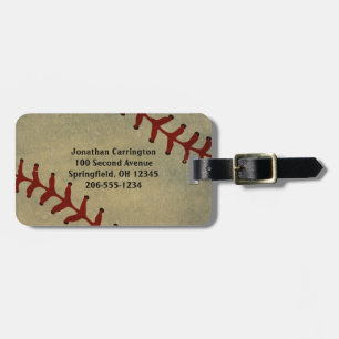 Etiquetas de bagagem de Design de baseball