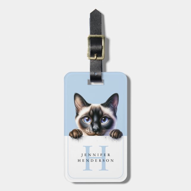 Etiquetas de bagagem de gato (Frente Vertical)
