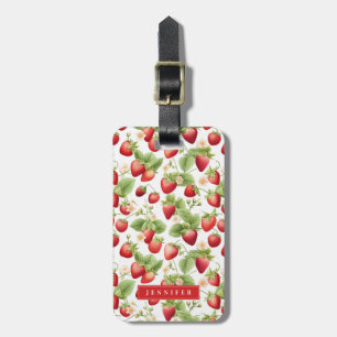 Etiquetas de Bagagem de Morango