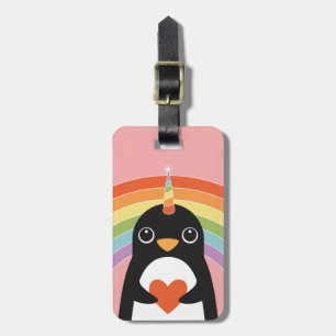 Etiquetas de bagagem de pinguim