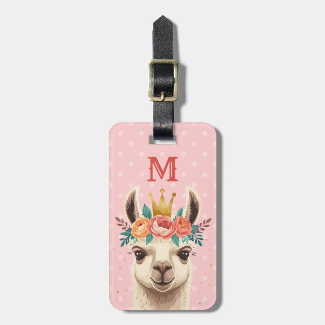 Etiquetas de bagagem Llama (Frente Vertical)