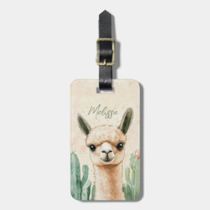 Etiquetas de bagagem Llama