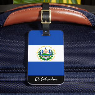 Etiquetas de Bagagem Patriótica El Salvador, Bande
