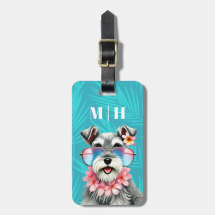 Etiquetas de Bagagem Schnauzer