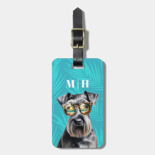 Etiquetas de Bagagem Schnauzer