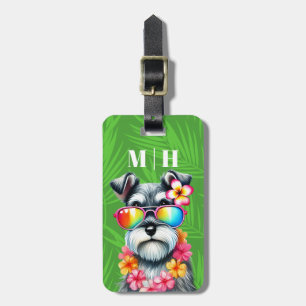Etiquetas de Bagagem Schnauzer