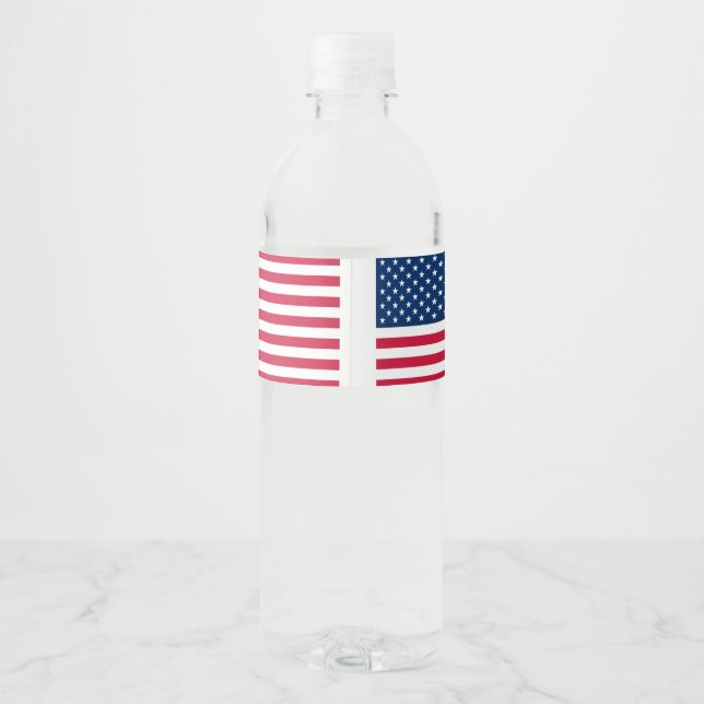 Etiquetas de Bandeira Americanas (Verso)