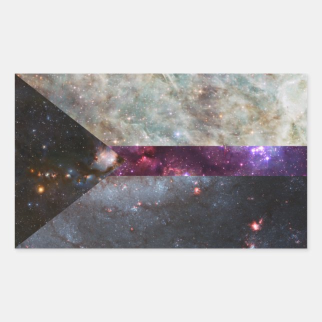Etiquetas de bandeira da nebulosa demisexéxica (Frente)