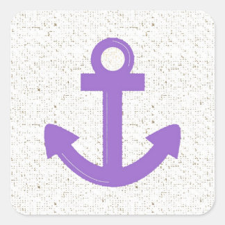 Etiquetas de barco roxo
