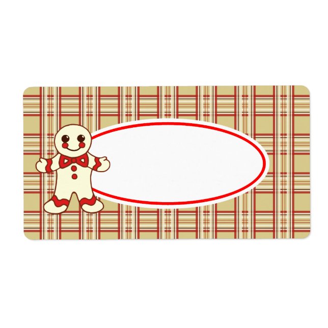 Etiquetas de Biscoitos de Natal (Frente)