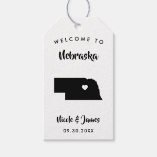 Etiquetas de Boas-Vindas de Casamento em Nebraska,