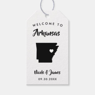 Etiquetas de Boas-vindas do Arkansas para convidad