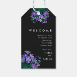 Etiquetas de boas-vindas para o Casamento de Folha