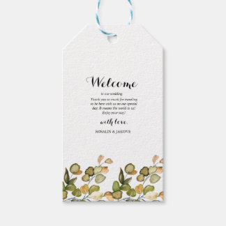 Etiquetas de Boas-Vindas para Presente de Casament
