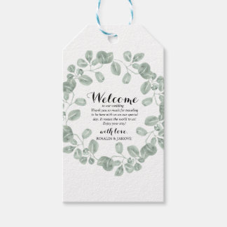 Etiquetas de Boas-Vindas para Presente de Casament