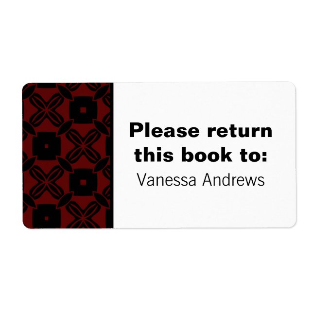 Etiquetas de Bookplate sem esforço (Frente)