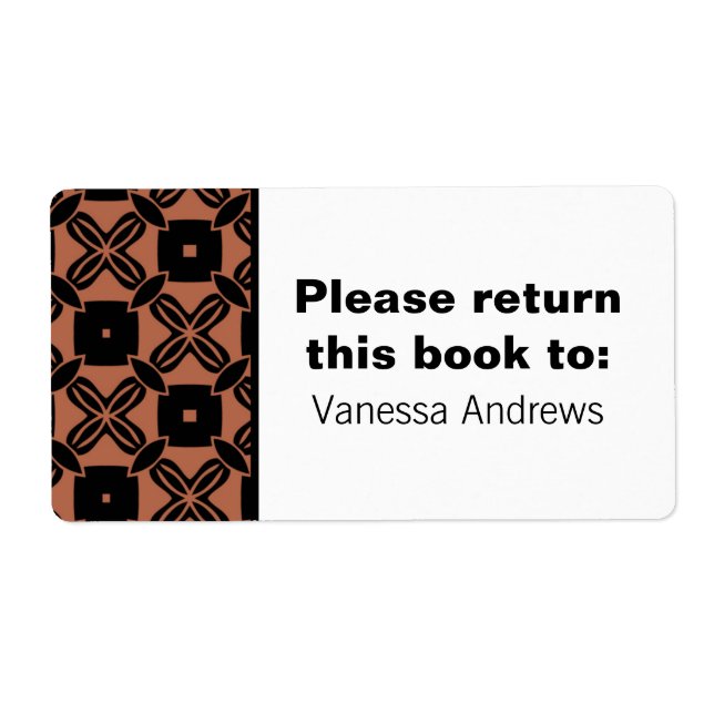 Etiquetas de Bookplate sem esforço (Frente)