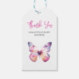 Etiquetas de Borboleta de Aquarela Personalizadas