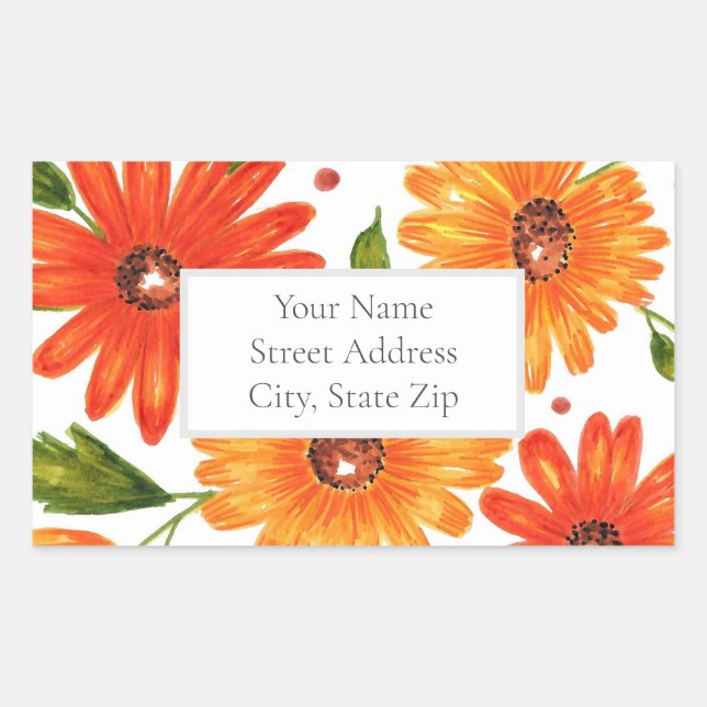 Etiquetas de Buquê do outono (Frente)