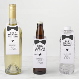 Etiquetas de Cabeça de Frasco de Fazer Bebê